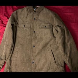 Brown Corduroy Shirt Jacket